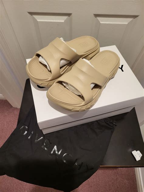 givenchy slides shoes|givenchy marshmallow slides 35.